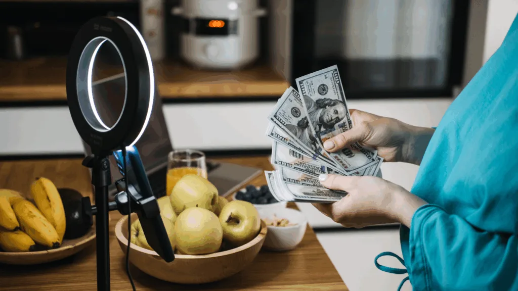 Creator earns from successful brand partnership deal