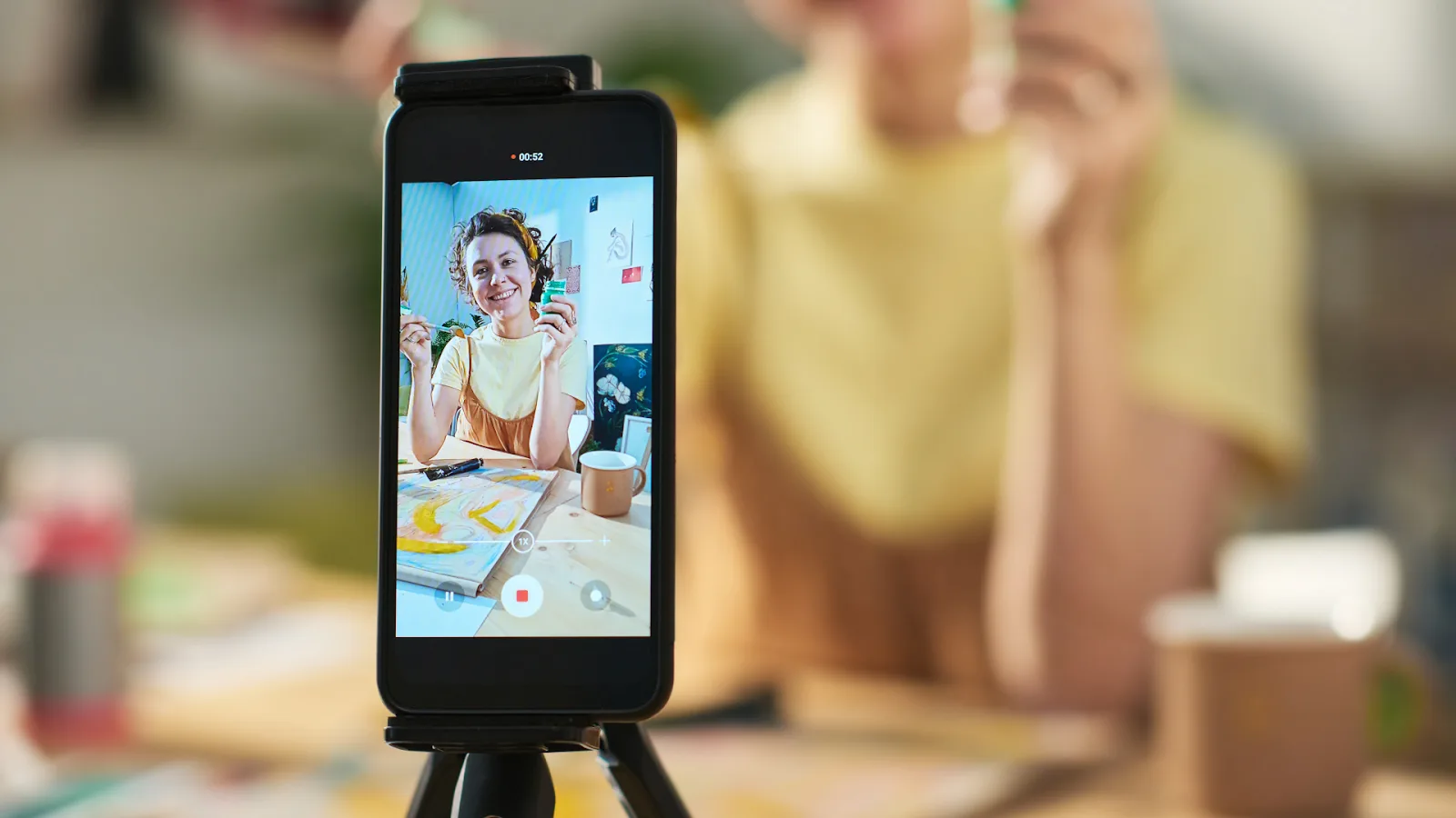 UGC creator making paid Instagram content