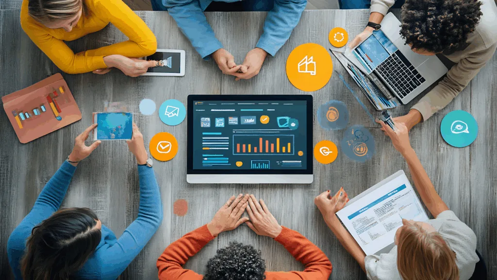 Brainstorming contents for the media kit.