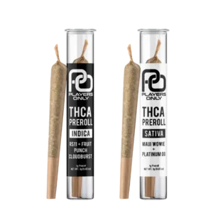 Players Only - 2ct THCa Preroll Pouch - RS11 + Fruit Punch Cloudburst & Maui Wowie + Platinum OG (Hybrid)