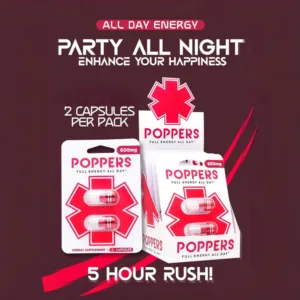 Poppers - Energy 600mg (2 Capsules per pack)
