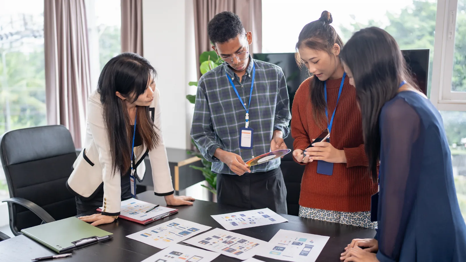Team analyzing cannabis influencer strategies for brand partnerships