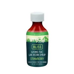 Live Rosin Delta 9 Syrup Bliss - Strawberry (Hybrid) 420mg - Enjoy Hemp