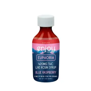 Live Rosin Delta 9 Syrup for Euphoria - Blue Raspberry (Sativa) 420mg - Enjoy Hemp