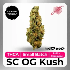 Santa Cruz OG Kush Strain THCA - BL TOP SHELF